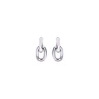 Rabanne Silver Resin Earrings