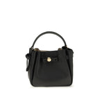 Tory Burch Black Calf Leather Bos Taurus Shoulder Bag