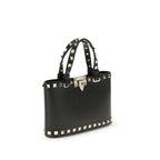 Valentino Garavani Black Calf Leather Bos Taurus Handbag
