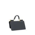 Dolce & Gabbana Black Calf Leather Bos Taurus Shoulder Bag