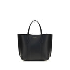 Tory Burch Black Calf Leather Bos Taurus Handbag