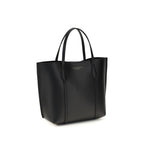 Tory Burch Black Calf Leather Bos Taurus Handbag
