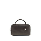 Brunello Cucinelli Brown Calf Leather Bos Taurus Shoulder Bag