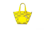 Michael Kors Kimber Small Daffodil Leather 2-In-1 Zip Tote Messenger Bag Purse