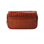 Marc Jacobs The Mini Shoulder Bag Spice Brown Embossed Leather Crossbody Bag