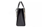 Marc Jacobs Mini Grind Signet Printed Leather Crossbody Tote Handbag Purse