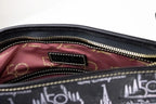 Dooney & Bourke Black Walt Disney World 50th Anniversary Leather Tote Bag