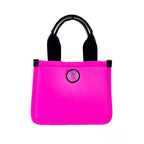 Marc Jacobs Small Neon Fuchsia Nylon Fabric Tote Convertible Bag Purse