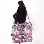 Dooney & Bourke Disney Rescuers Drawstring Bucket Shoulder Bag