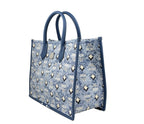 MCM Aren Munchen Denim Tote Bag