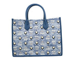 MCM Aren Munchen Denim Tote Bag