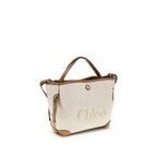 Chloé Beige Fabric Shoulder Bag
