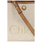 Chloé Beige Fabric Shoulder Bag