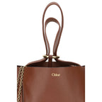 Chloé Brown Calf Leather Bos Taurus Shoulder Bag