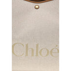 Chloé Beige Cotton Shoulder Bag