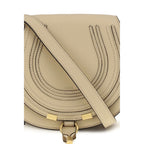 Chloé Beige Calf Leather Bos Taurus Shoulder Bag