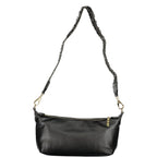 Mario Valentino Nero Polyurethane Women's Bag with Adjustable Shoulder Strap