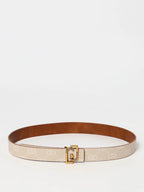 Liu Jo Beige Leather Regular Belt