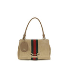 Gucci Beige Calf Leather Bos Taurus Handbag