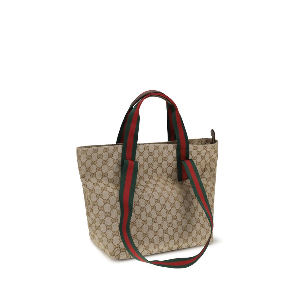 Gucci Beige Fabric Shoulder Bag