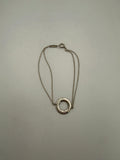 Tiffany & Co. TIFFANY & CO. Silver Bracelet with Double Chain
