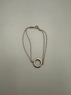 Tiffany & Co. TIFFANY & CO. Silver Bracelet with Double Chain