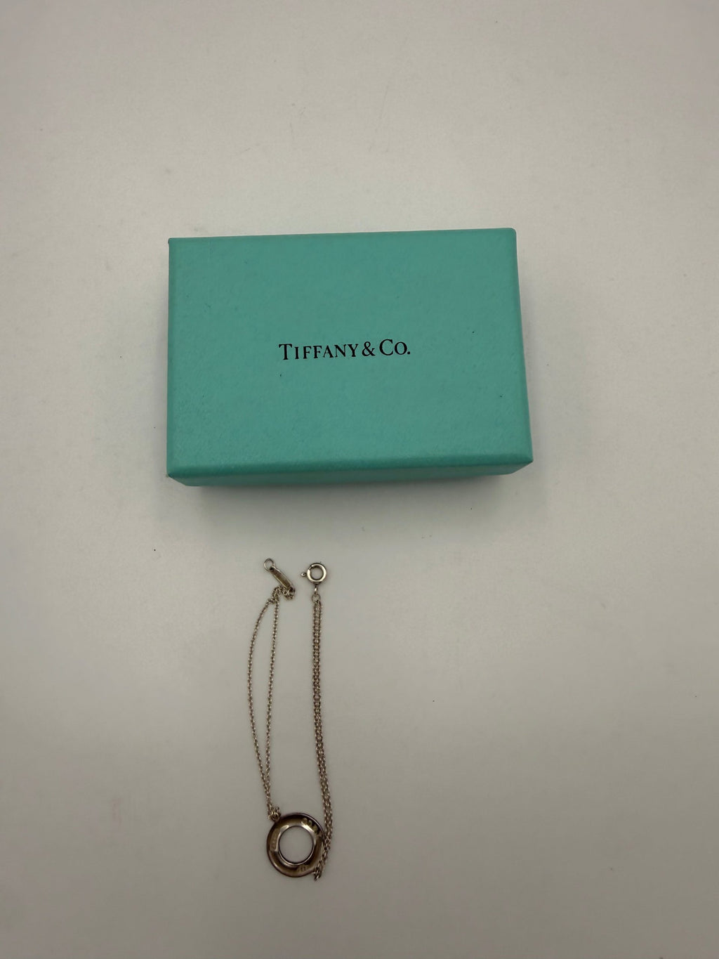 Tiffany & Co. TIFFANY & CO. Silver Bracelet with Double Chain