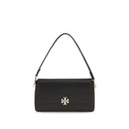 Tory Burch Black Calf Leather Bos Taurus Shoulder Bag