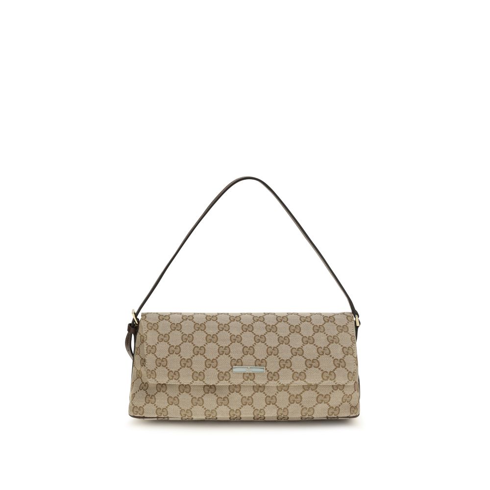 Gucci Brown Fabric Handbag