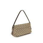 Gucci Brown Fabric Handbag
