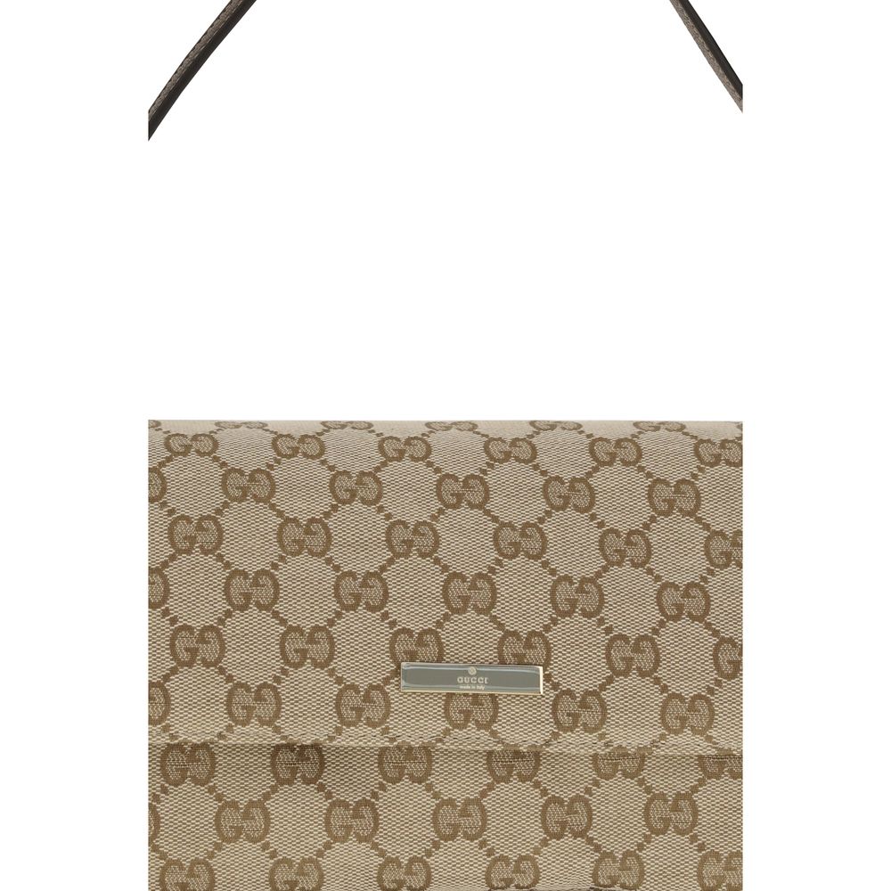 Gucci Brown Fabric Handbag
