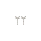 Self-Portrait Silver Brass Earrings
