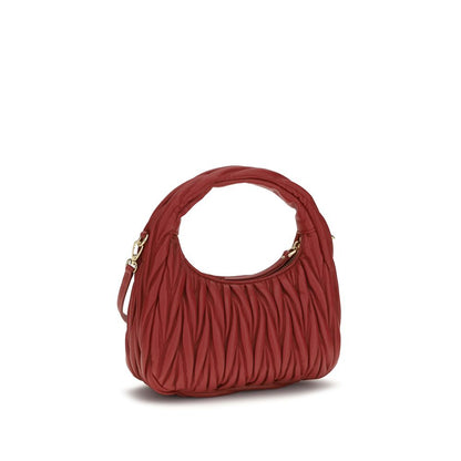 Miu Miu Red Calf Leather Bos Taurus Handbag