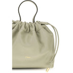 Chloé Gray Lamb Ovis Aries Shoulder Bag