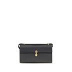 Savette Gray Calf Leather Bos Taurus Shoulder Bag