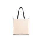 Jimmy Choo Beige Canvas Tote Bag