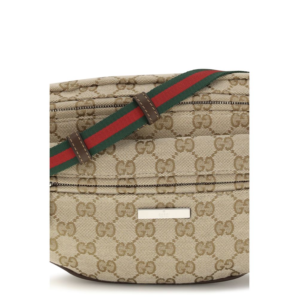 Gucci Beige Fabric Shoulder Bag
