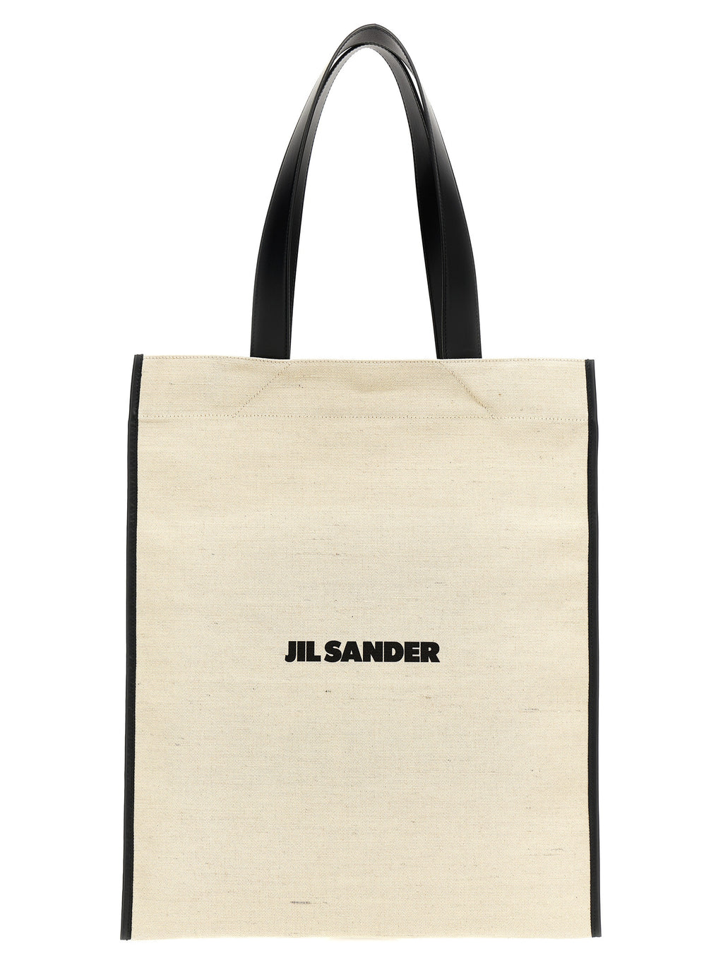 Jil Sander Bicolor Jute Tote Bag