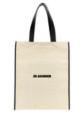 Jil Sander Bicolor Cotton Tote Bag