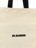 Jil Sander Bicolor Jute Tote Bag