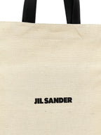 Jil Sander Bicolor Cotton Tote Bag