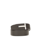 Tom Ford Brown Calf Leather Bos Taurus Belt