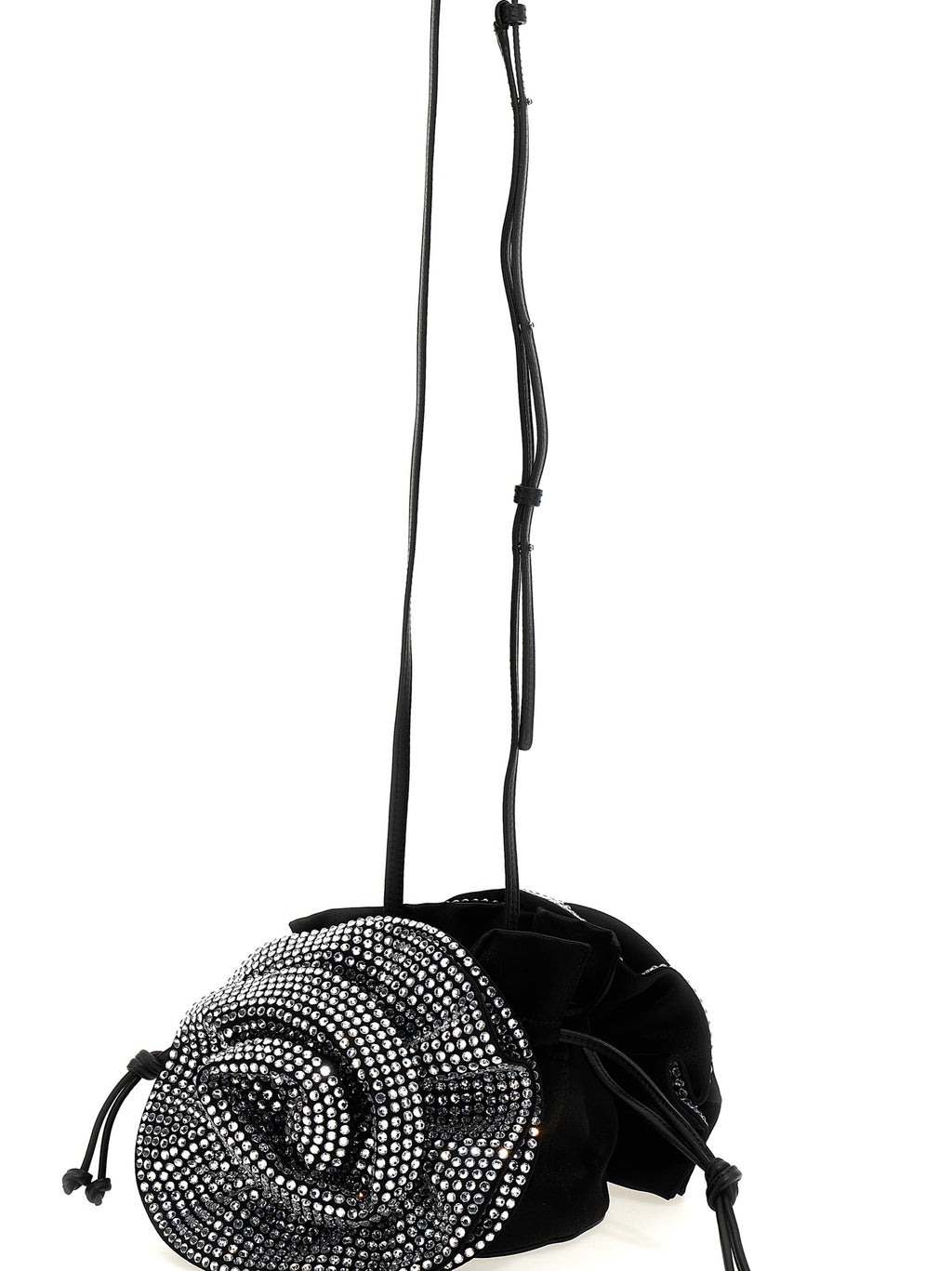 Magda Butrym Black Viscose Crossbody Bag
