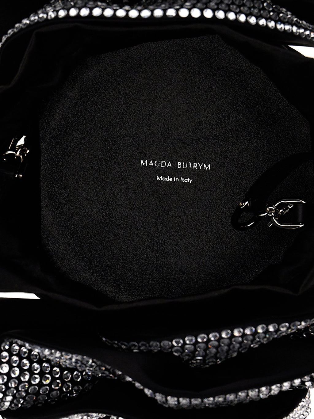 Magda Butrym Black Viscose Crossbody Bag