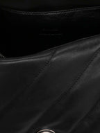 PINKO Black Lamb Leather Crossbody Bag