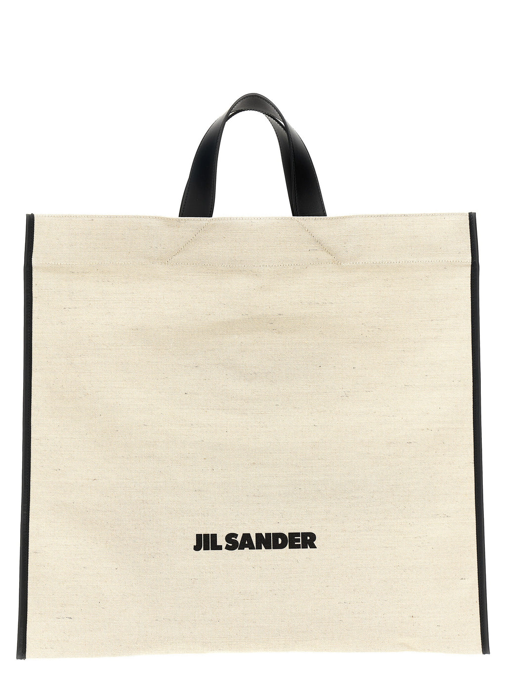 Jil Sander Bicolor Jute Tote Bag