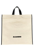 Jil Sander Bicolor Jute Tote Bag