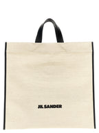 Jil Sander Bicolor Jute Tote Bag