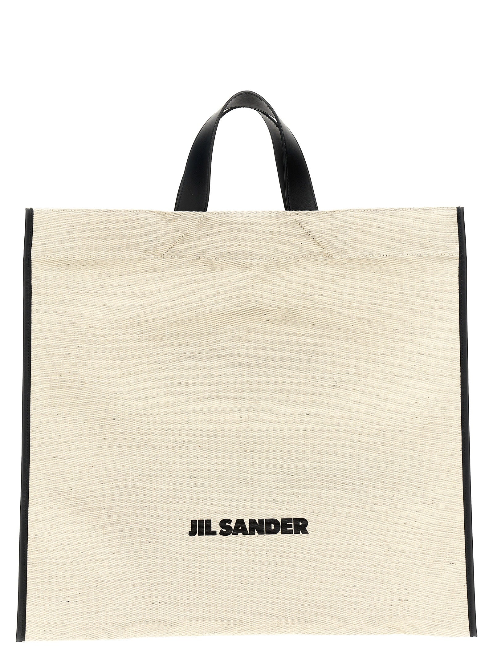 Jil Sander Bicolor Jute Tote Bag