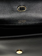 Tom Ford Black Leather Crossbody Bag